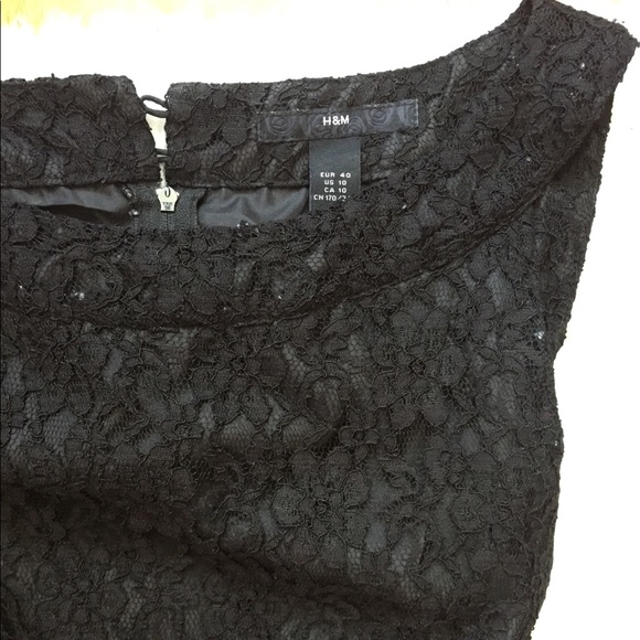 FREE WITH BUNDLE: H&M Black Lace Dress (3 for $20) - Picture 1 of 2